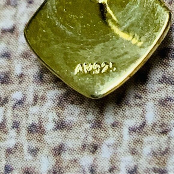 Argento Vivo Sterling Silver Square Earrings - Picture 3 of 3